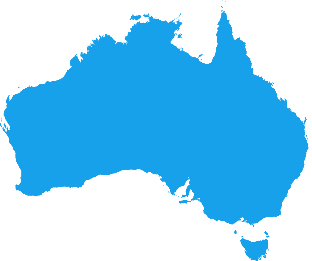 Australia Waterproofing Map coverage